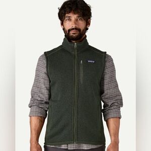 Patagonia Better Sweater Green Fleece Vest M Medium Green